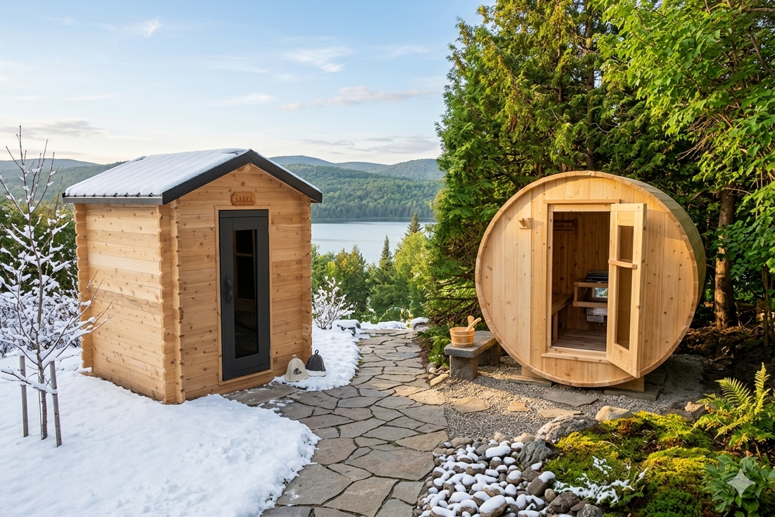 Barrel vs. Cabin: Which Canadian Timber Sauna is Right for You?