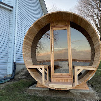 CT Tranquility Barrel Sauna by Leisurecraft