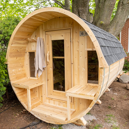 CT Tranquility Barrel Sauna by Leisurecraft