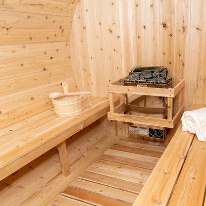 CT Tranquility Barrel Sauna by Leisurecraft