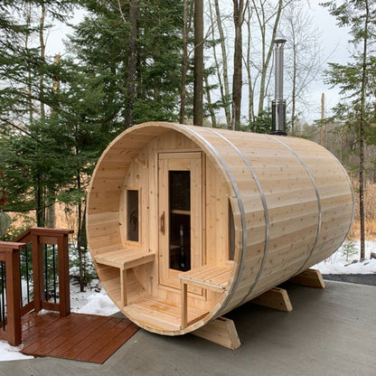 CT Tranquility Barrel Sauna by Leisurecraft