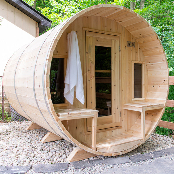 CT Tranquility Barrel Sauna by Leisurecraft