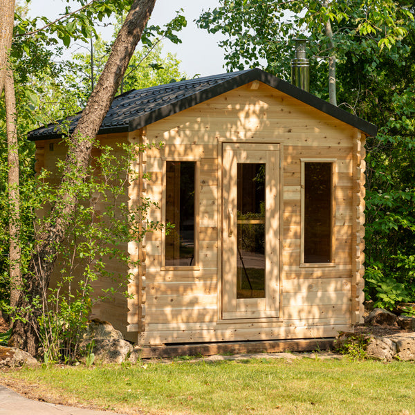 CT Georgian Cabin Sauna With Changeroom by Leisurecraft