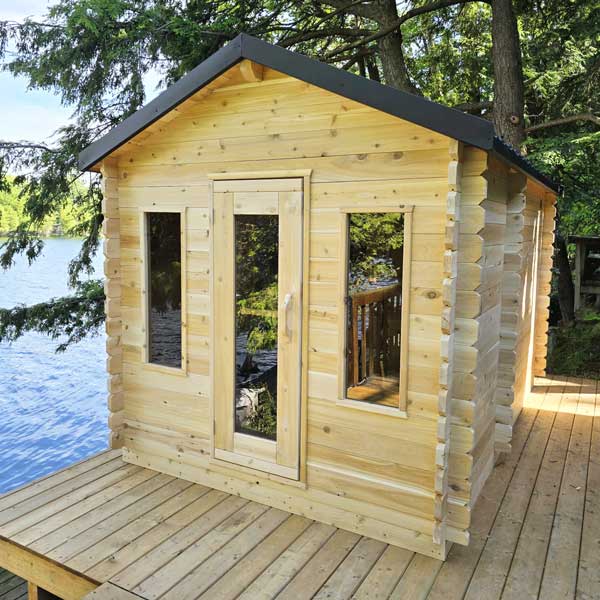CT Georgian Cabin Sauna With Changeroom by Leisurecraft