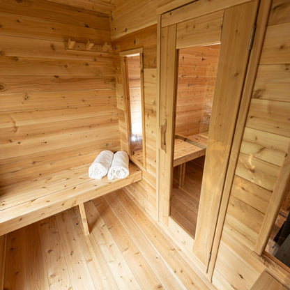 CT Georgian Cabin Sauna With Changeroom by Leisurecraft