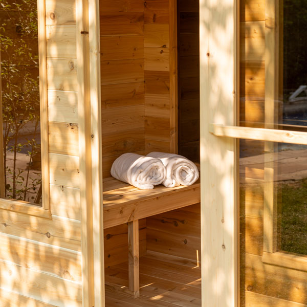 CT Georgian Cabin Sauna With Changeroom by Leisurecraft