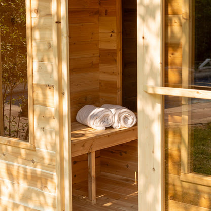 CT Georgian Cabin Sauna With Changeroom by Leisurecraft