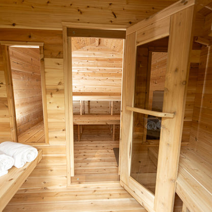 CT Georgian Cabin Sauna With Changeroom by Leisurecraft