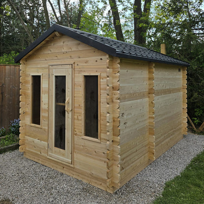 CT Georgian Cabin Sauna With Changeroom by Leisurecraft