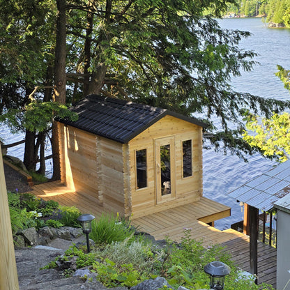 CT Georgian Cabin Sauna With Changeroom by Leisurecraft