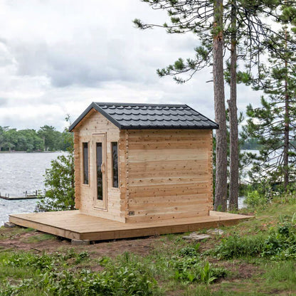 CT Palmer Barrel Sauna by Leisurecraft