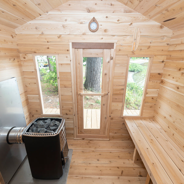 CT Palmer Barrel Sauna by Leisurecraft