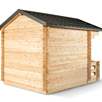 CT Georgian Cabin Sauna With Porch by Leisurecraft