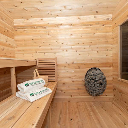 CT Georgian Cabin Sauna With Porch by Leisurecraft