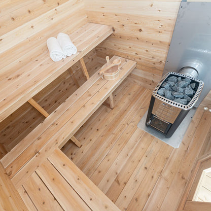CT Georgian Cabin Sauna With Porch by Leisurecraft