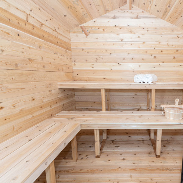 CT Georgian Cabin Sauna With Porch by Leisurecraft