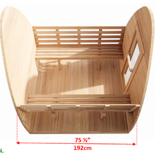 Leisurecraft CT Minipod interior length