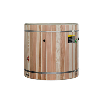 Dynamic Cold Therapy Barrel - Plastic with Pacific Cedar Exterior (DCT-B-042-PLPC-34)