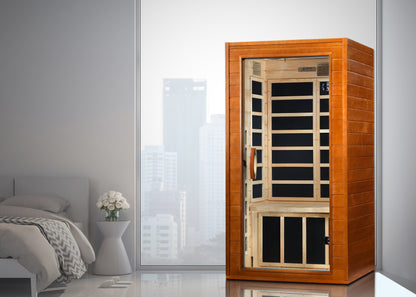 Dynamic Avila Elite 1-2-person Ultra Low EMF (Between 3-5MG) FAR Infrared Sauna (Canadian Hemlock)
DYN-6103-01 Elite