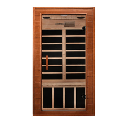 Dynamic Avila 1-2-person Low EMF (Between 5-10MG) FAR Infrared Sauna (Canadian Hemlock) DYN-6103-01
