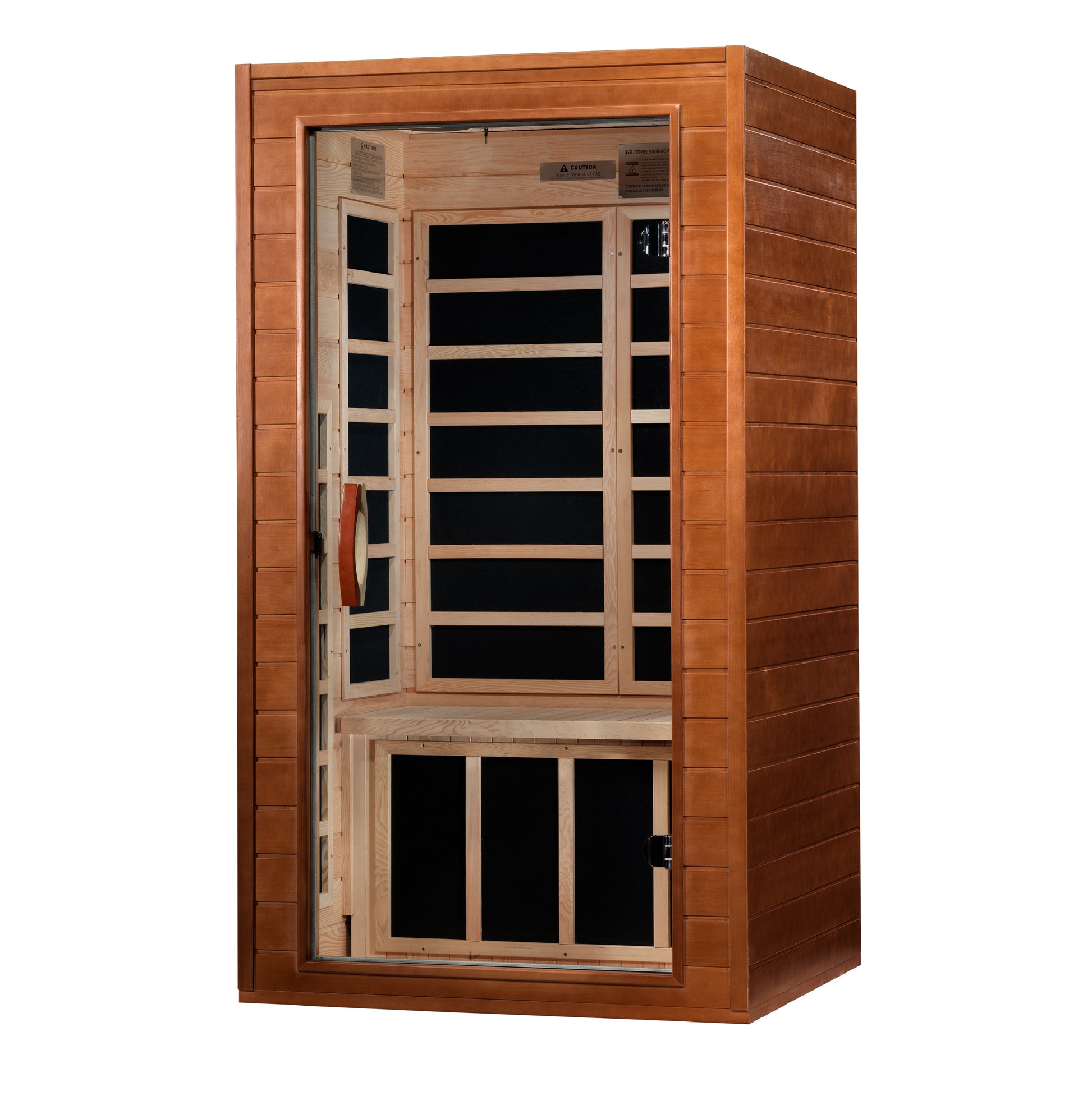Dynamic Avila Elite 1-2-person Ultra Low EMF (Between 3-5MG) FAR Infrared Sauna (Canadian Hemlock)
DYN-6103-01 Elite
