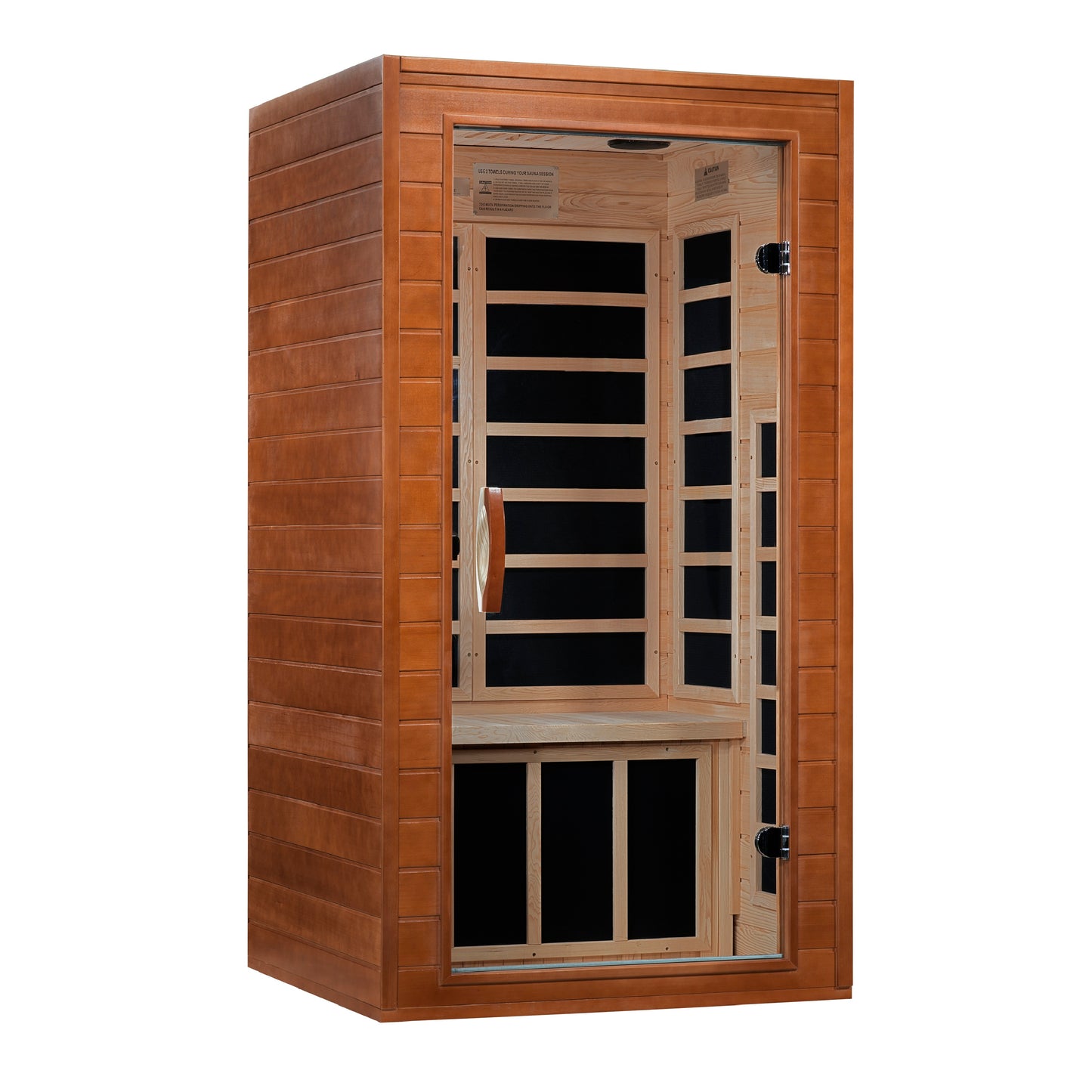 Dynamic Avila Elite 1-2-person Ultra Low EMF (Between 3-5MG) FAR Infrared Sauna (Canadian Hemlock)
DYN-6103-01 Elite