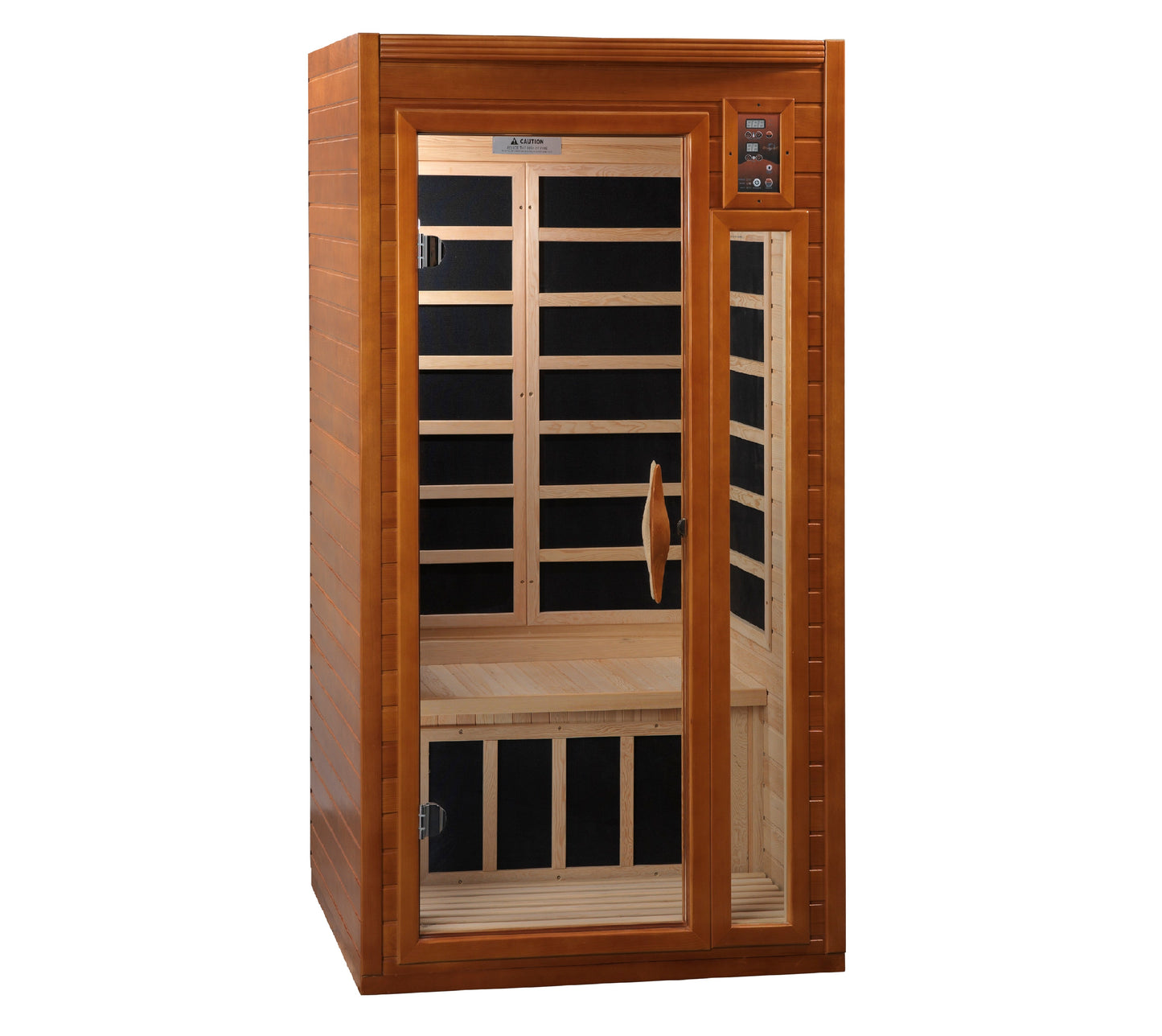 Dynamic Barcelona 1-2-person Low EMF (Between 5-10MG) FAR Infrared Sauna (Canadian Hemlock)