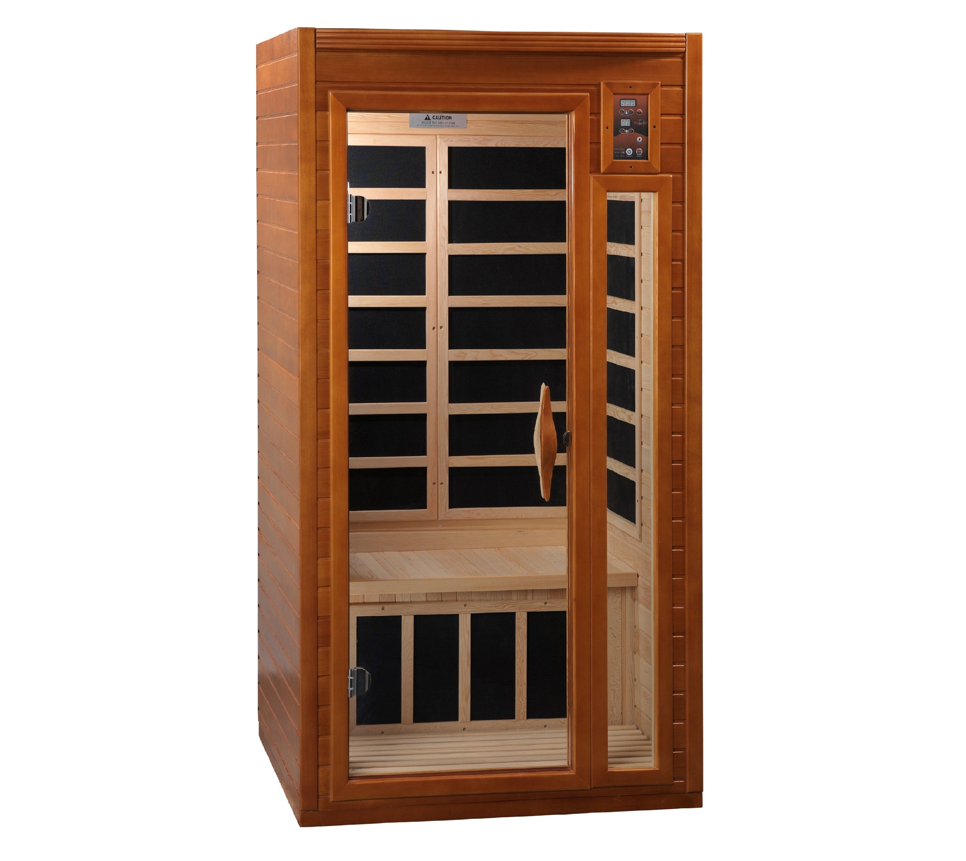 Dynamic Barcelona Elite 1-2-person Ultra Low EMF (Between 3-5MG) FAR Infrared Sauna (Canadian Hemlock) DYN-6106-01 Elite