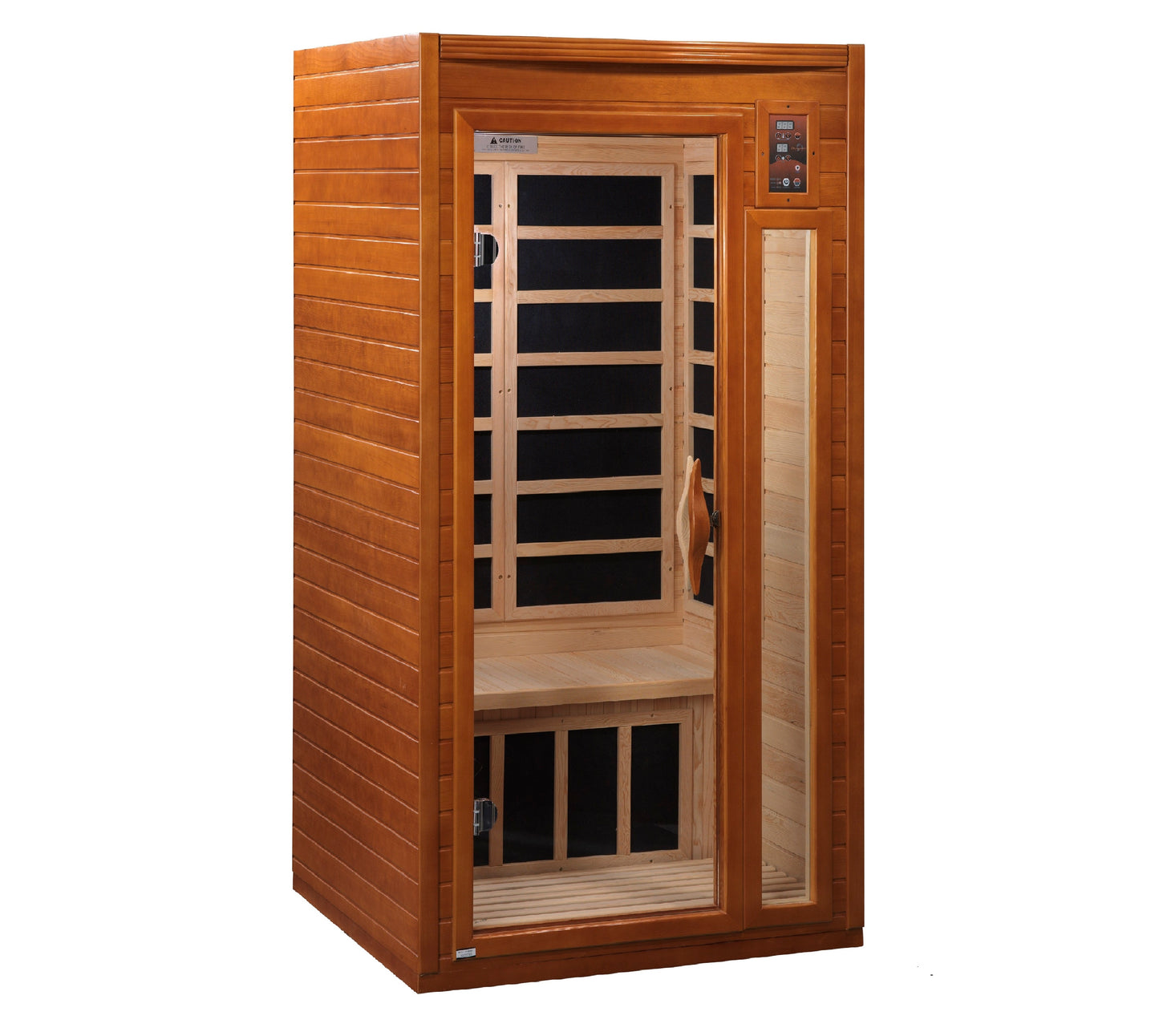 Dynamic Barcelona 1-2-person Low EMF (Between 5-10MG) FAR Infrared Sauna (Canadian Hemlock)