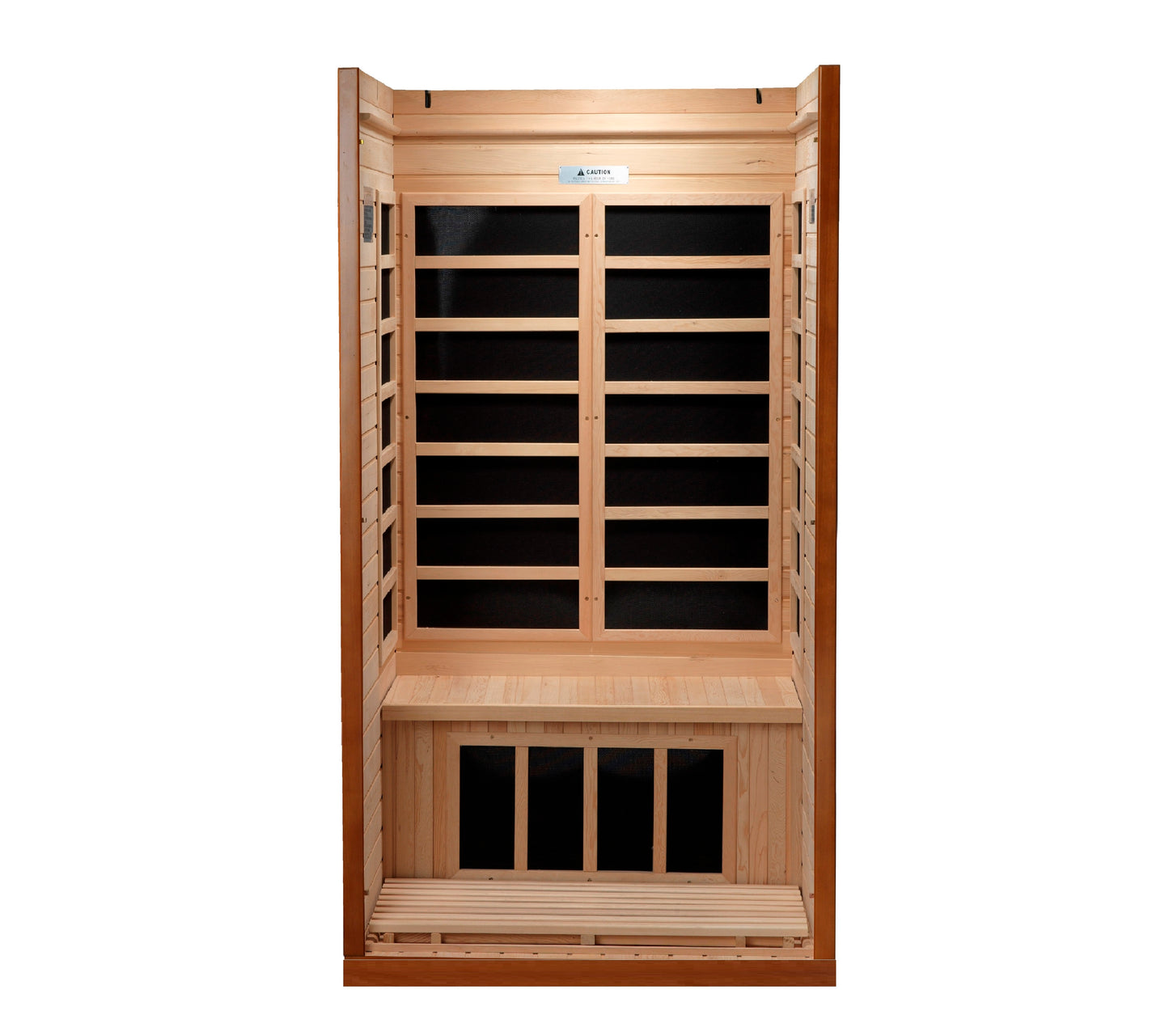 Dynamic Barcelona Elite 1-2-person Ultra Low EMF (Between 3-5MG) FAR Infrared Sauna (Canadian Hemlock) DYN-6106-01 Elite