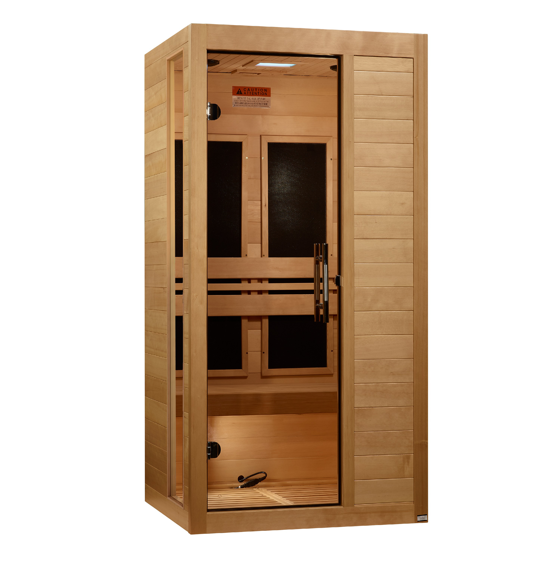 Dynamic Veneto Elite 1-2-person Ultra Low EMF (Between 3-5MG) FAR Infrared Sauna (Canadian Hemlock)
DYN-6115-05 Elite