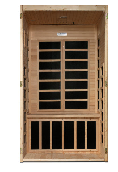 Dynamic Gracia Elite 1-2-person Ultra Low EMF (Between 3-5MG) FAR Infrared Sauna (Canadian Hemlock)
DYN-6119-01 Elite