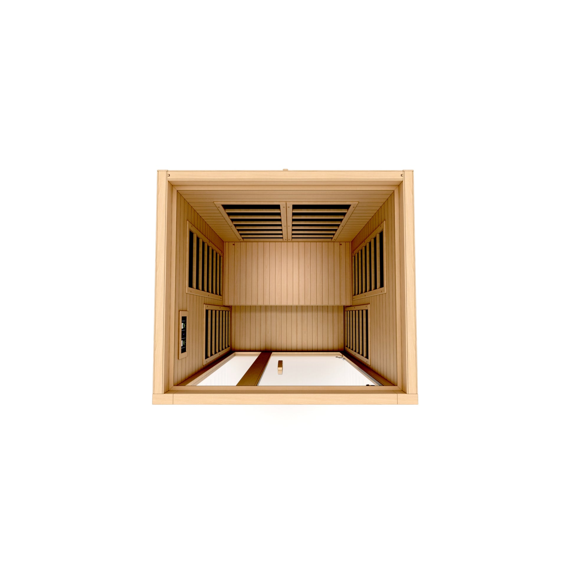 Dynamic Gracia 1-2-person Low EMF (Between 5-10MG) FAR Infrared Sauna (Canadian Hemlock) DYN-6119-01
