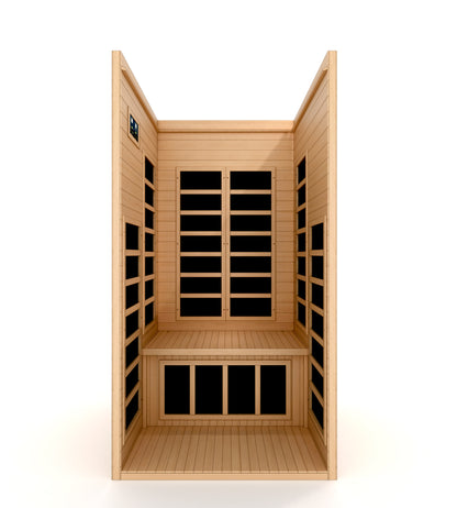 Dynamic Gracia Elite 1-2-person Ultra Low EMF (Between 3-5MG) FAR Infrared Sauna (Canadian Hemlock)
DYN-6119-01 Elite