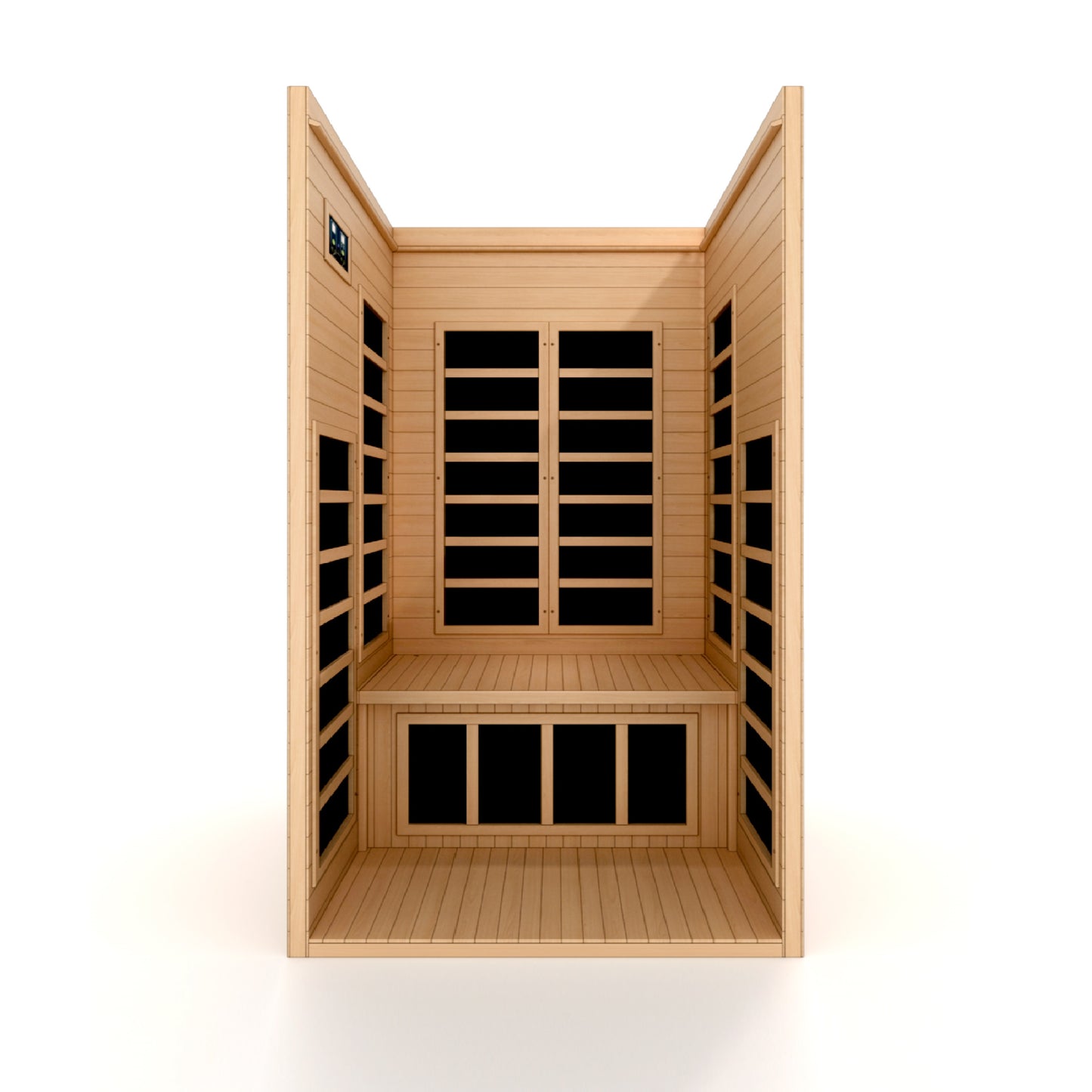 Dynamic Gracia 1-2-person Low EMF (Between 5-10MG) FAR Infrared Sauna (Canadian Hemlock) DYN-6119-01
