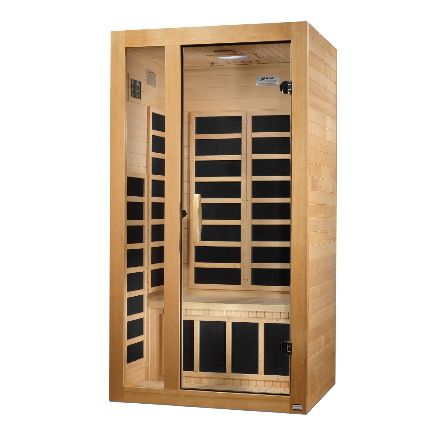 Dynamic Gracia Elite 1-2-person Ultra Low EMF (Between 3-5MG) FAR Infrared Sauna (Canadian Hemlock)
DYN-6119-01 Elite