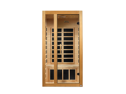 Dynamic Gracia 1-2-person Low EMF (Between 5-10MG) FAR Infrared Sauna (Canadian Hemlock) DYN-6119-01
