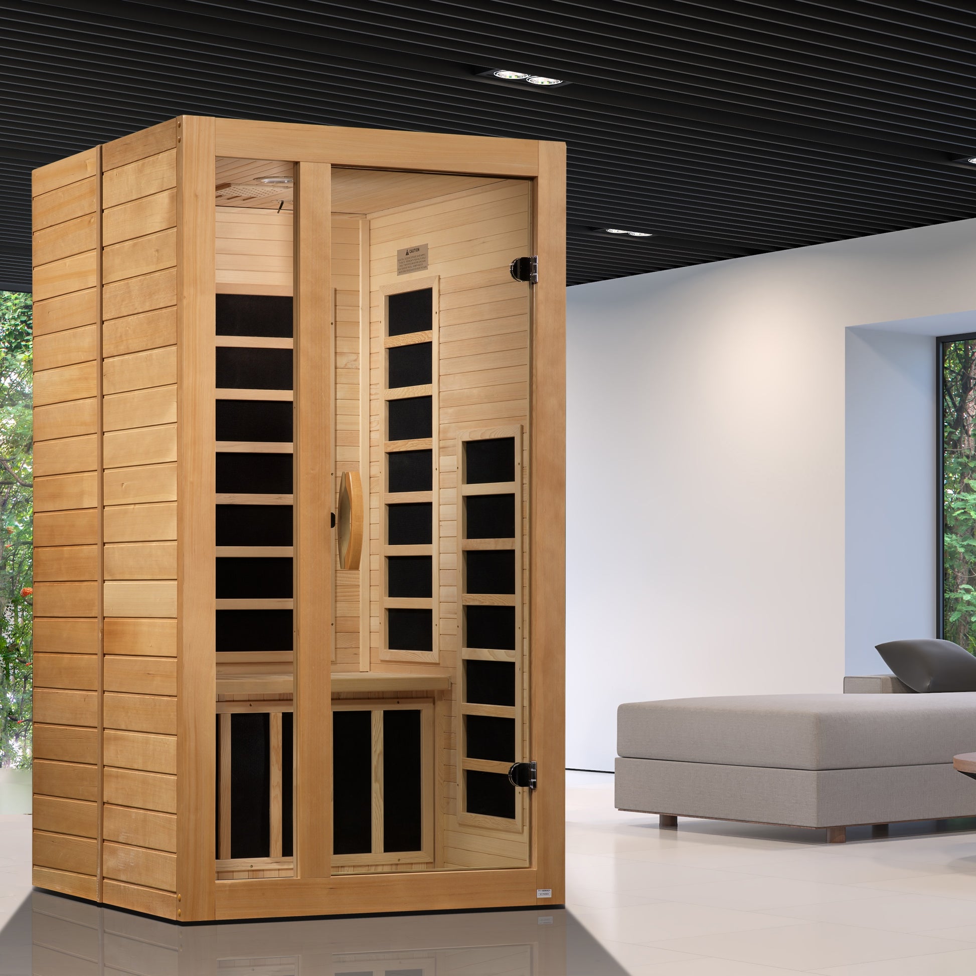 Dynamic Gracia Elite 1-2-person Ultra Low EMF (Between 3-5MG) FAR Infrared Sauna (Canadian Hemlock)
DYN-6119-01 Elite