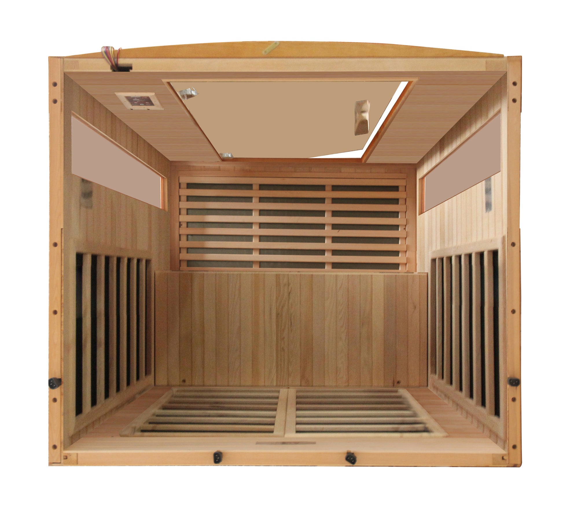 Dynamic Versailles Elite 2-person Ultra Low EMF (Between 3-5MG) FAR Infrared Sauna (Canadian Hemlock)
DYN-6202-03 Elite