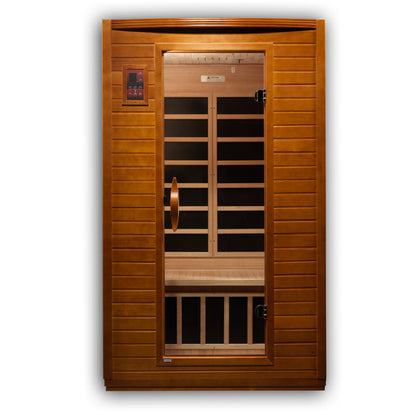 Dynamic Versailles 2-person Low EMF (Between 5-10MG) FAR Infrared Sauna (Canadian Hemlock)DYN-6202-03