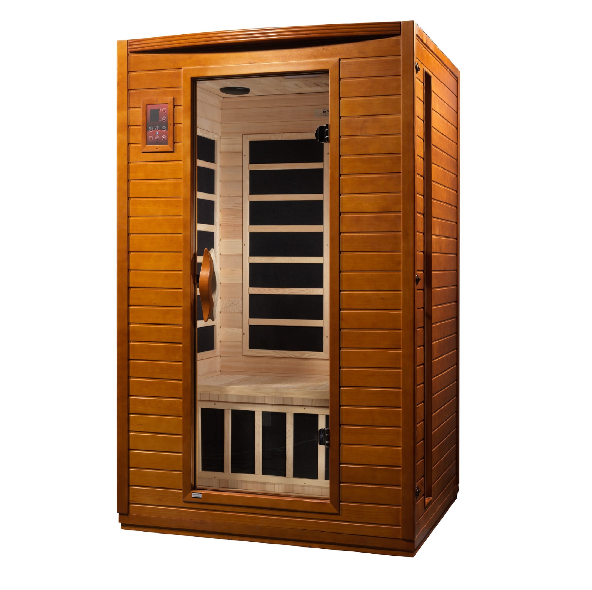 Dynamic Versailles 2-person Low EMF (Between 5-10MG) FAR Infrared Sauna (Canadian Hemlock)DYN-6202-03
