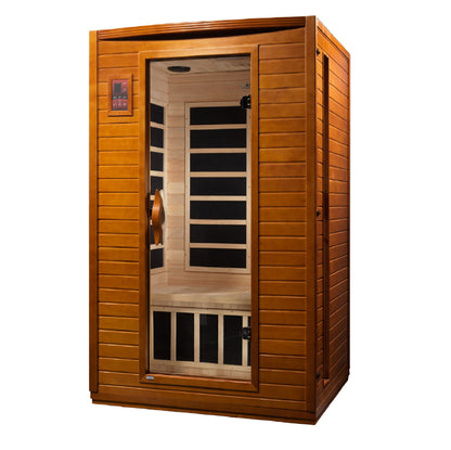 Dynamic Versailles 2-person Low EMF (Between 5-10MG) FAR Infrared Sauna (Canadian Hemlock)DYN-6202-03