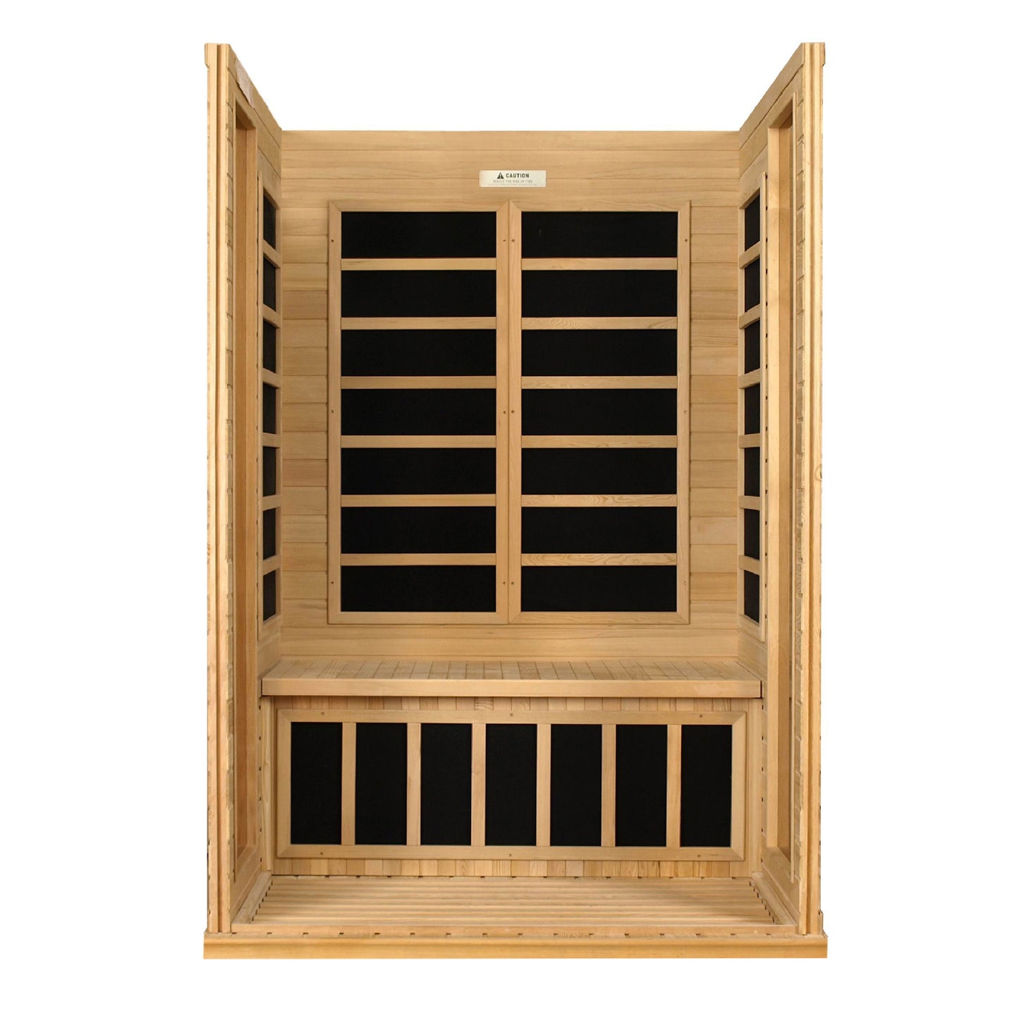 Dynamic Versailles 2-person Low EMF (Between 5-10MG) FAR Infrared Sauna (Canadian Hemlock)DYN-6202-03