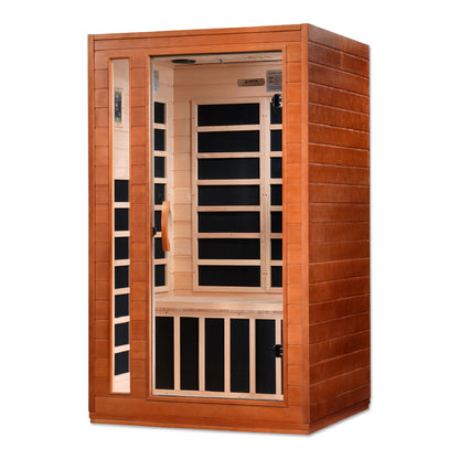 Dynamic Cordoba 2-person Low EMF (Between 5-10MG) FAR Infrared Sauna (Canadian Hemlock) DYN-6203-01