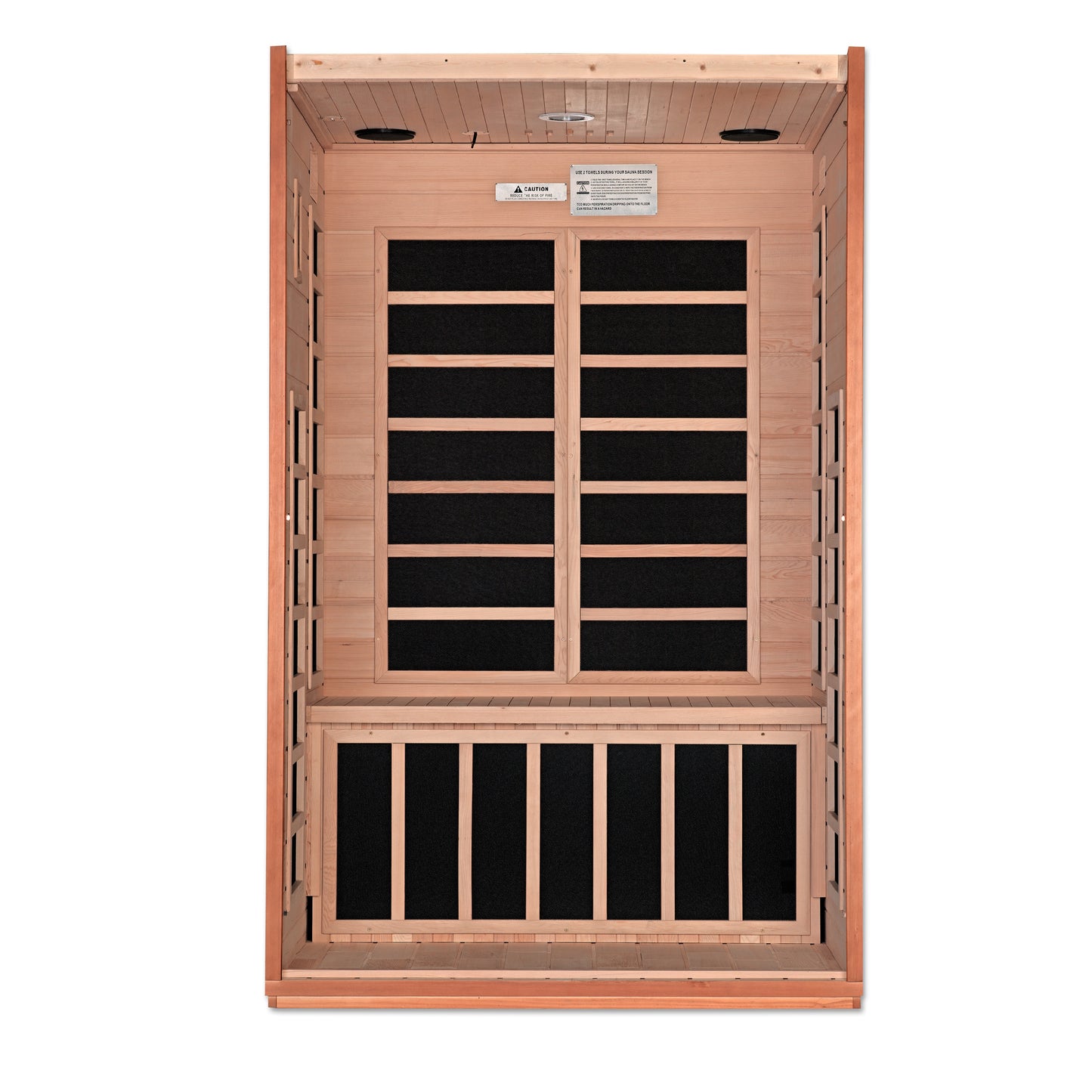 Dynamic Cordoba Elite 2-person Ultra Low EMF (Between 3-5MG) FAR Infrared Sauna (Canadian Hemlock)
DYN-6203-01 Elite