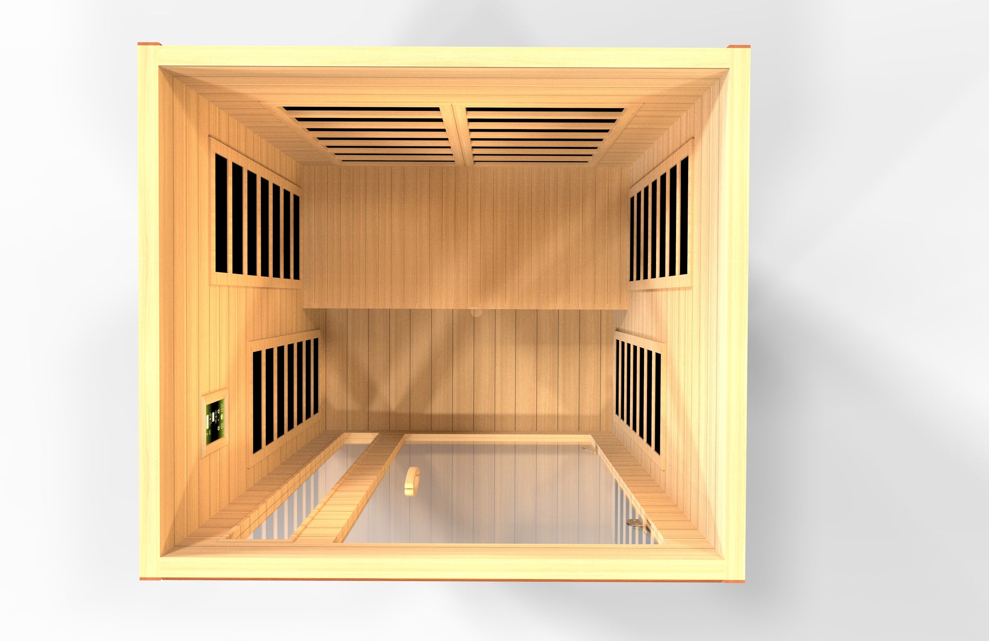 Dynamic Cordoba 2-person Low EMF (Between 5-10MG) FAR Infrared Sauna (Canadian Hemlock) DYN-6203-01