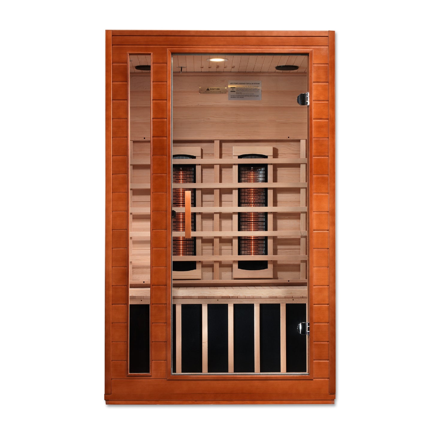 Dynamic Cardoba 2-Person Full Spectrum Near Zero EMF (Under 3MG) FAR Infrared Sauna (Canadian Hemlock) DYN-6203-02 FS