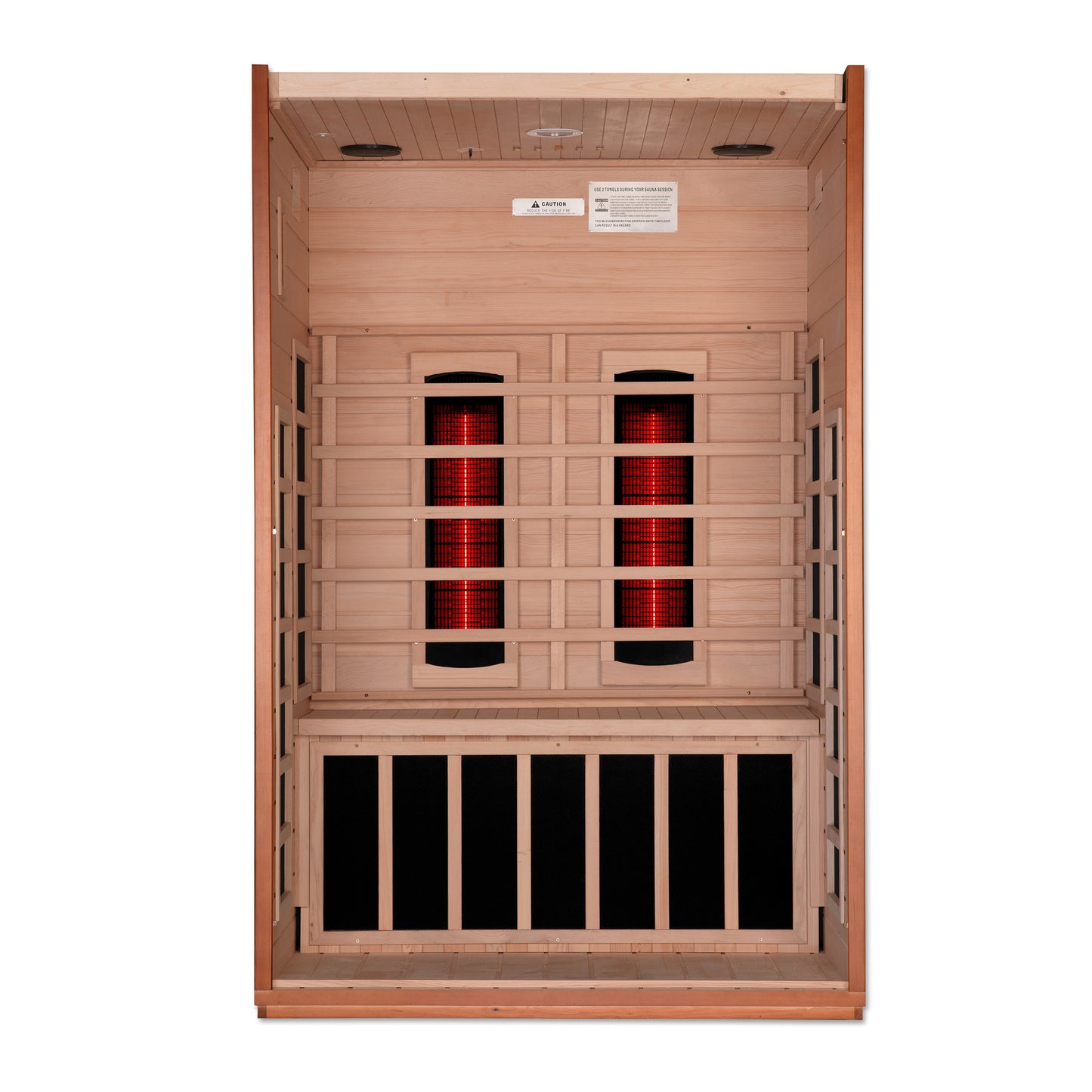 Dynamic Cardoba 2-Person Full Spectrum Near Zero EMF (Under 3MG) FAR Infrared Sauna (Canadian Hemlock) DYN-6203-02 FS