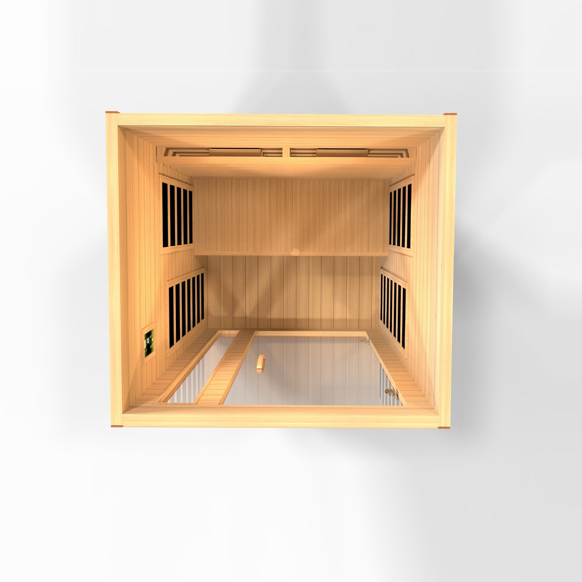Dynamic Cardoba 2-Person Full Spectrum Near Zero EMF (Under 3MG) FAR Infrared Sauna (Canadian Hemlock) DYN-6203-02 FS