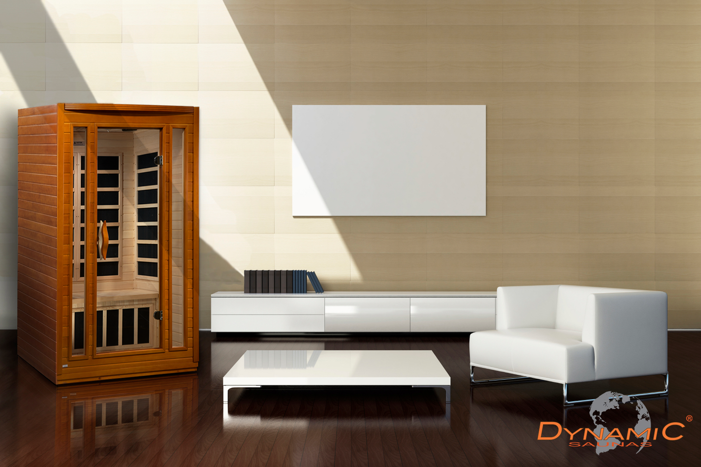 Dynamic San Marino Elite 2-person Ultra Low EMF (Between 3-5MG) FAR Infrared Sauna (Canadian Hemlock)
DYN-6206-01 Elite